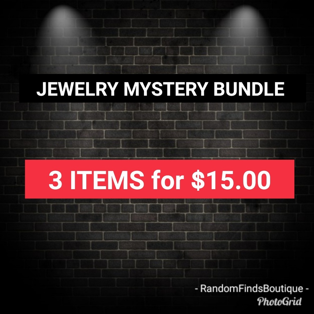 Jewelry mystery box  bundle 3 ITEMS for $15.00
